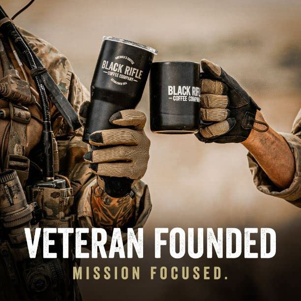 Black Rifle Coffee Company Salty Caramel, Medium Roast Ground Coffee, 11 OZ Bag