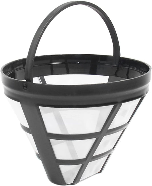 (4-Pack) No.4 Cone Reusable Replacement Coffee Maker Basket Filter Compatible with Cuisinart, Ninja Coffee Bar Brewer