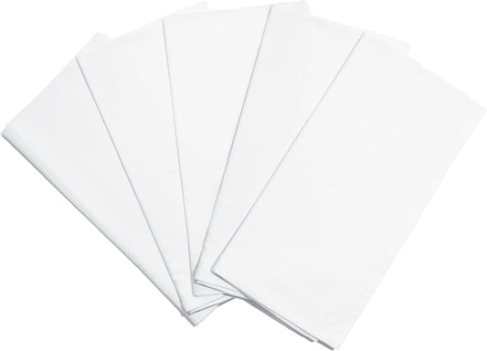 Organic Cotton Tea Towels for Embroidery - Blank Flour Sack Dish Towels for Embroidery - Perfect White Kitchen Towels for