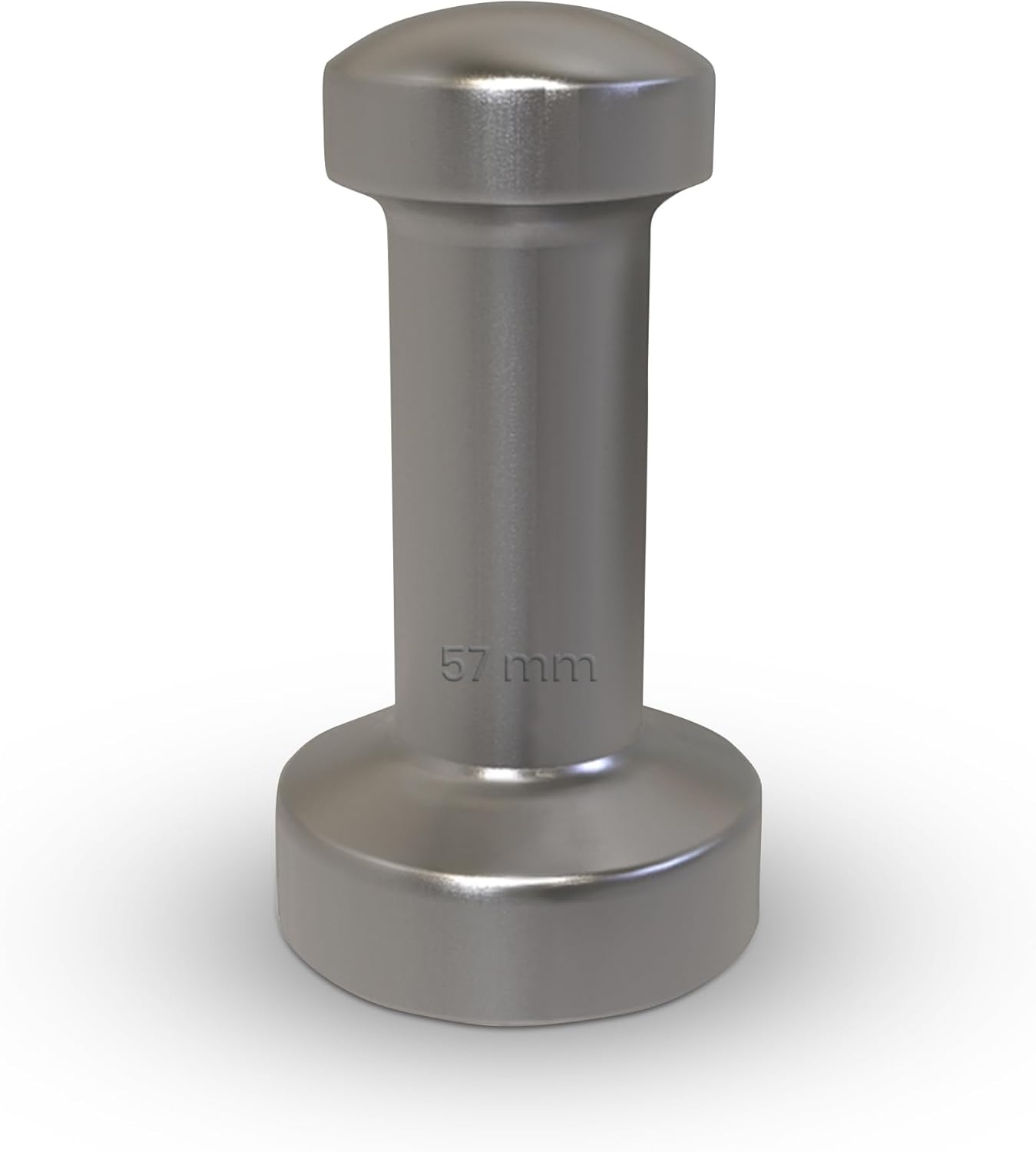 Rattleware Premium Aluminum Espresso Tamper (57 mm) - Ideal for Baristas & Coffee Lovers - Sleek Mat
