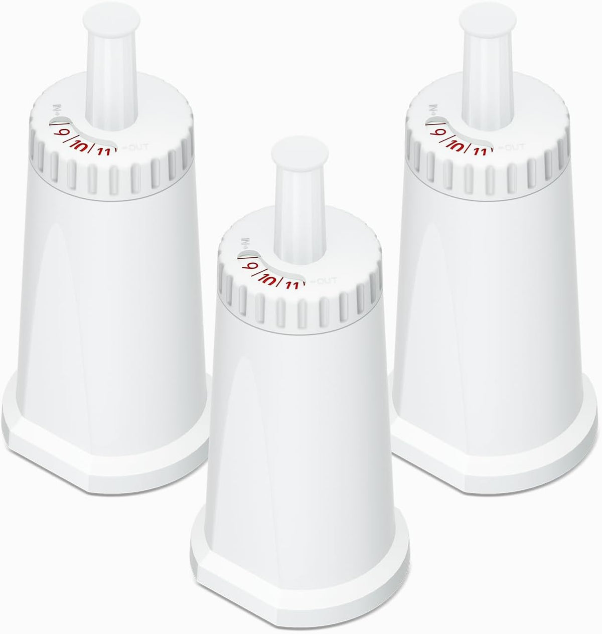 Water Filter for Breville Barista Touch Espresso Machine BES880, Barista Pro BES878, Oracle Touch BES990, Oracle BES980 &amp; Dual Boiler BES920 Bambino ClaroSwiss Sage, BES008WHT0NUC1 (3 Pcs)