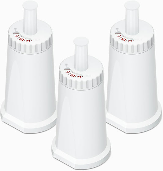 Water Filter for Breville Barista Touch Espresso Machine BES880, Barista Pro BES878, Oracle Touch BES990, Oracle BES980 &amp; Dual Boiler BES920 Bambino ClaroSwiss Sage, BES008WHT0NUC1 (3 Pcs)