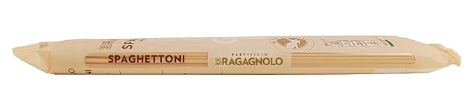 Pastificio Bragagnolo, Spaghettoni 805 Bronze-Drawn, 100% Italian Pasta, Made with Durum Wheat Semolina Flour, Non GMO (1 Pound Bag)