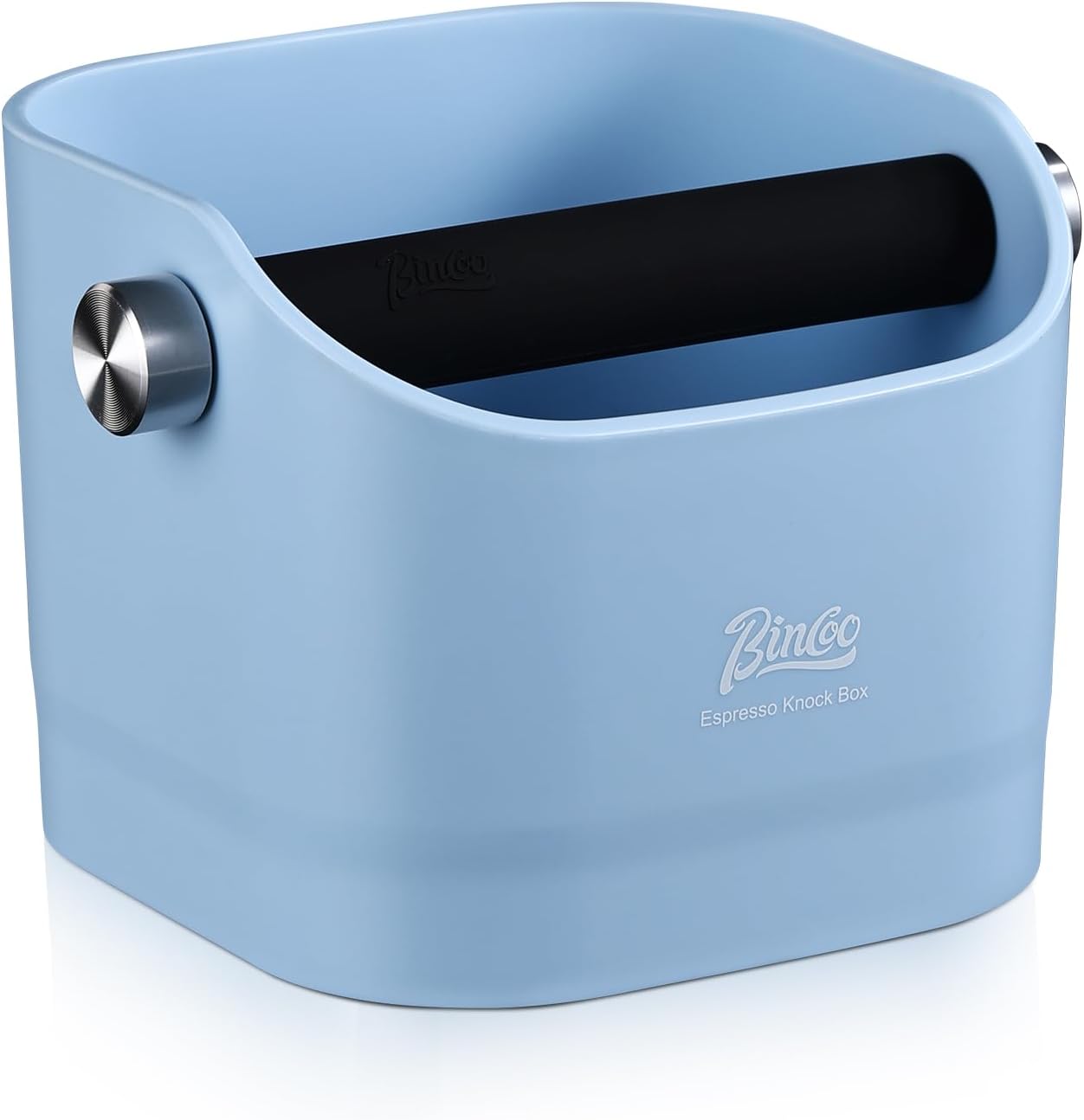 Espresso Knock Box - Bincoo Blue Espresso Machine Knock Box/Espresso Grounds Knock Box, Barista Styl