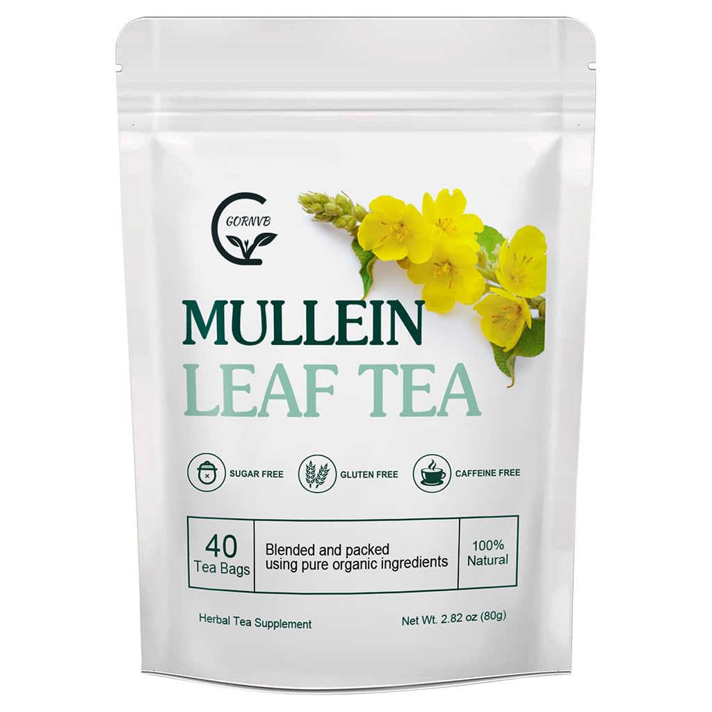 Mullein Leaf Tea Bags - Lungs and Respiratory Support
