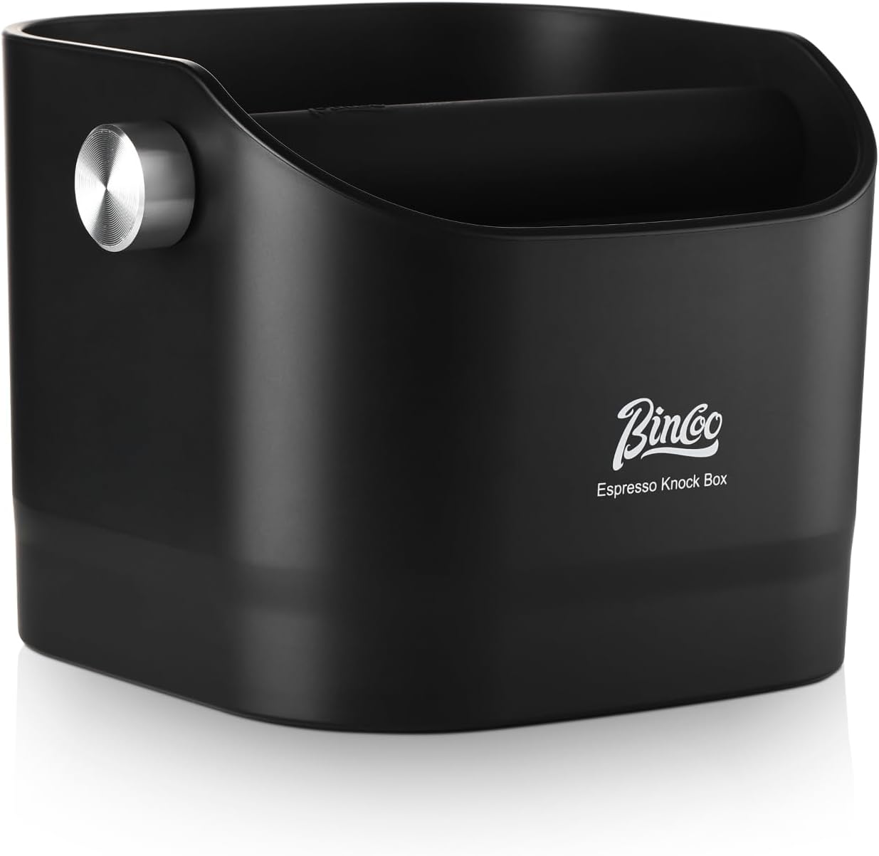 Espresso Knock Box - Bincoo Black Espresso Machine Knock Box/Espresso Grounds Knock Box, Barista Sty