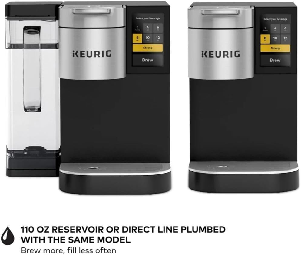 Keurig K-2500 Single Serve Commercial Coffee Maker | Flexible installation options (plumbed or optional 110 oz)