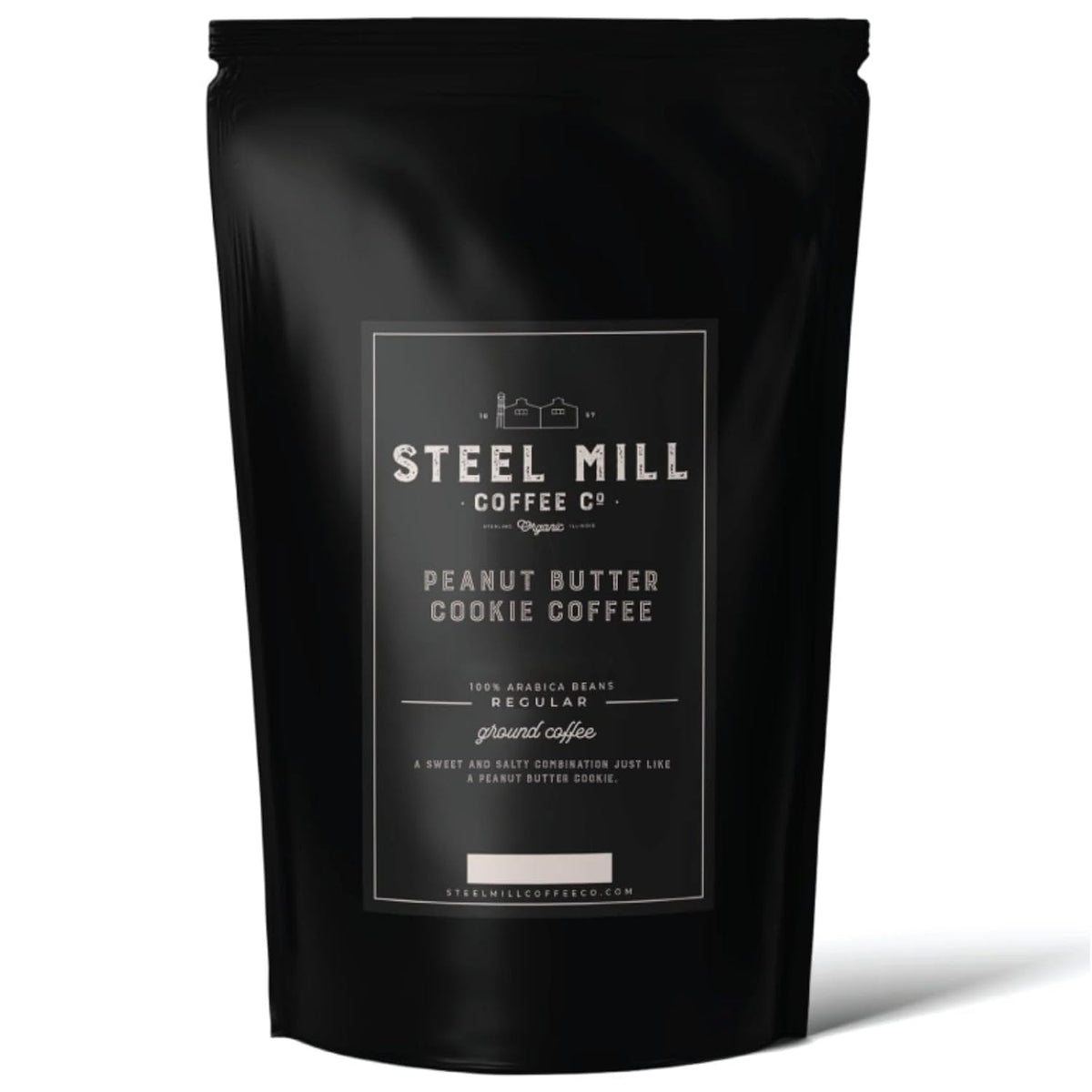 Steel Mill Coffee Co. Peanut Butter Cookie Medium Roast Ground, 2 LB