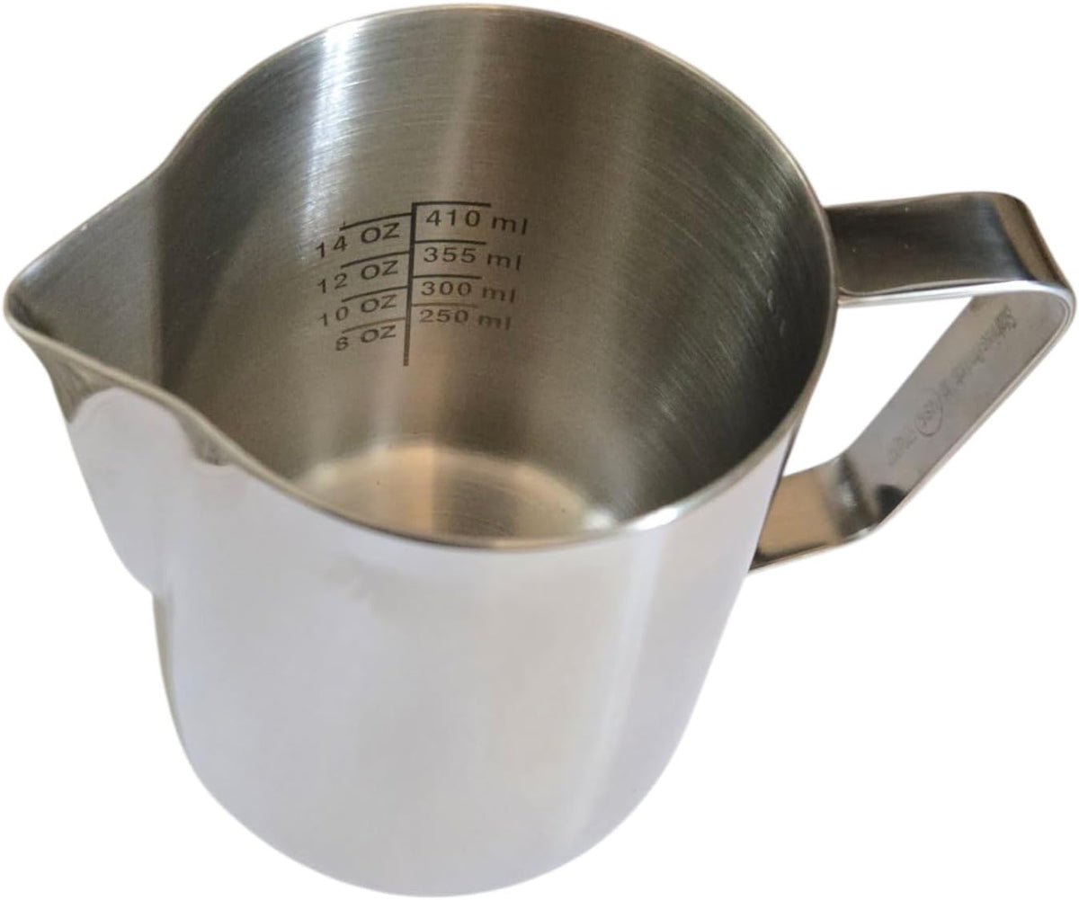 Rattleware 20 Oz Etched Milk Frothing Pitcher Latte Art Espresso Stainless