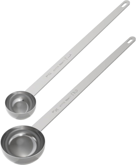 Extra Long Handle Coffee Scoop Set