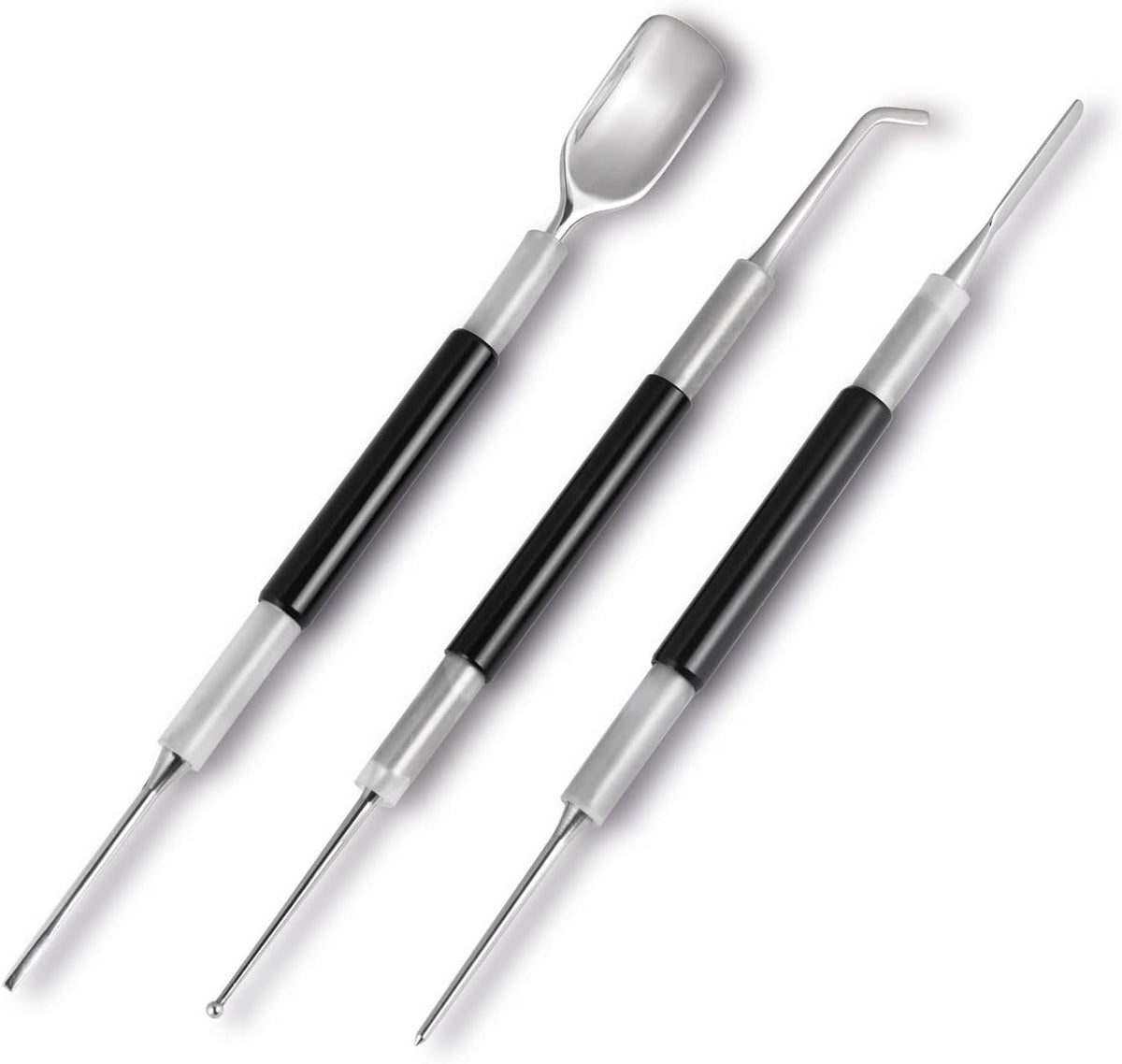 Latte Art Tools Set (3PCS), Coffee Art Pen Stainless Steel for Cappuccino &amp; Espresso, Barista Latte Decorating Kit for Beginners, Home Cafe Coffee Accessories
