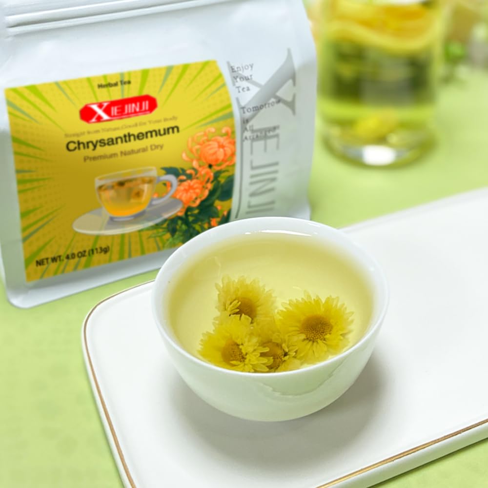Chrysanthemum Tea - 100% Pure Premium Natural Dried Fetal Chrysanthemum(3.98oz/113g), Caffeine-Free, Non-GMO