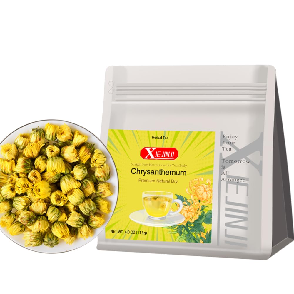 Chrysanthemum Tea - 100% Pure Premium Natural Dried Fetal Chrysanthemum(3.98oz/113g), Caffeine-Free, Non-GMO
