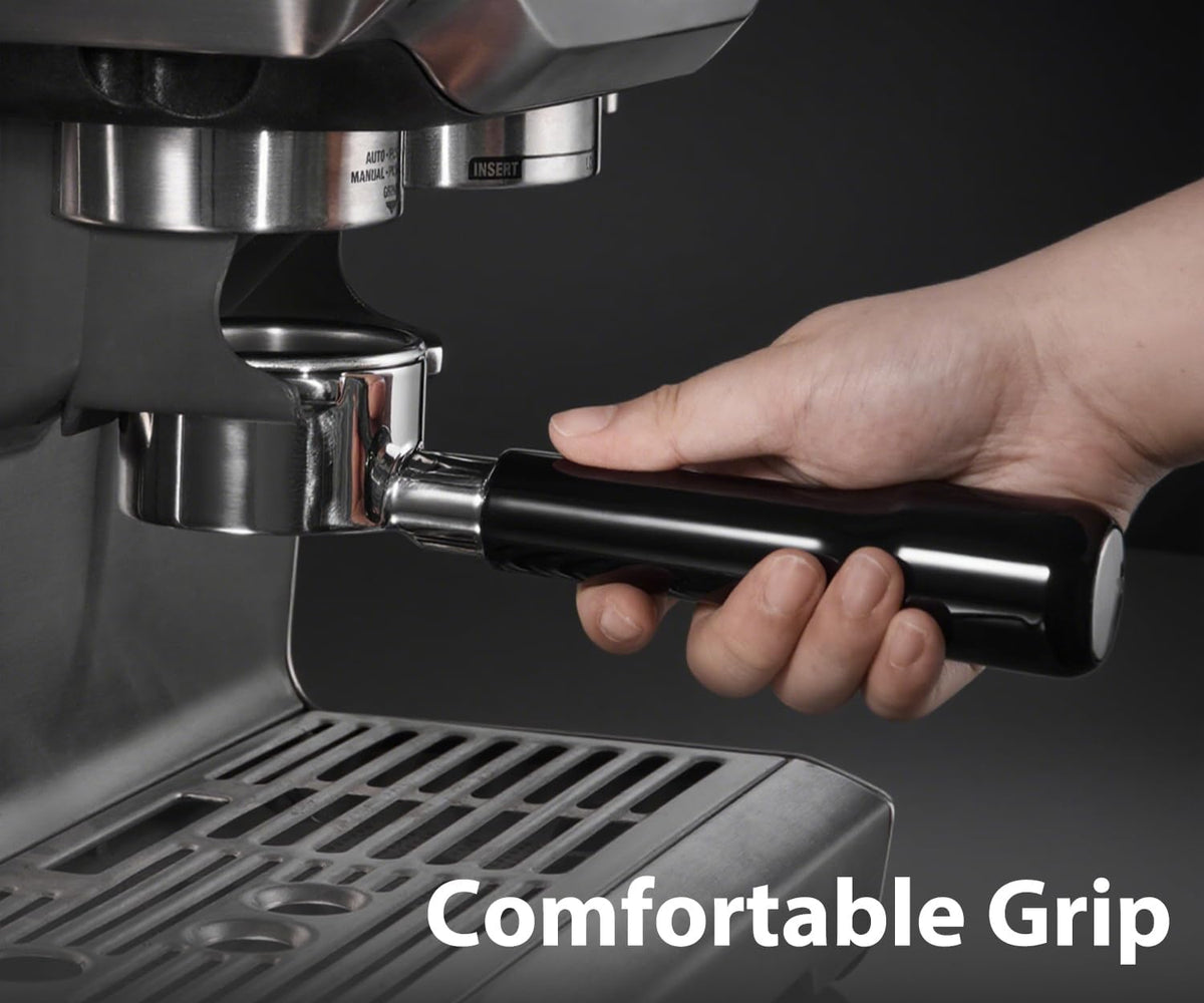 54mm Bottomless Portafilter for Breville Espresso Machines, Black