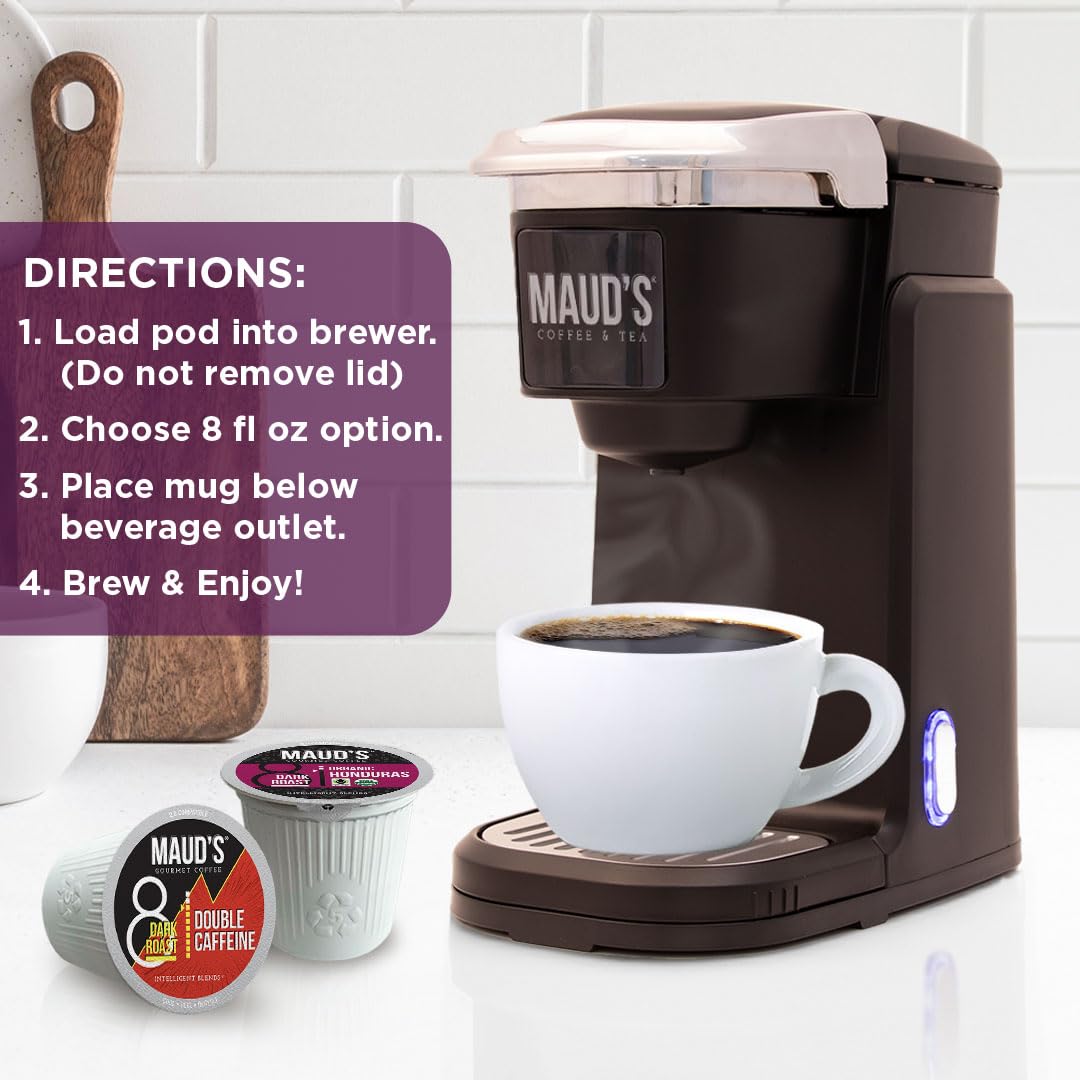 Maud's Bold Dark Roast Coffee Pods Variety Pack, 40ct, 9 Assorted Flavors