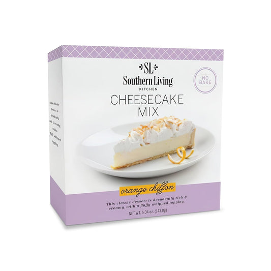 Gourmet Cheesecake Mix, No Bake Cheesecake Cake Mix, Orange Chiffon Cheesecake by Southern Living, Rich, Creamy, Moist and
