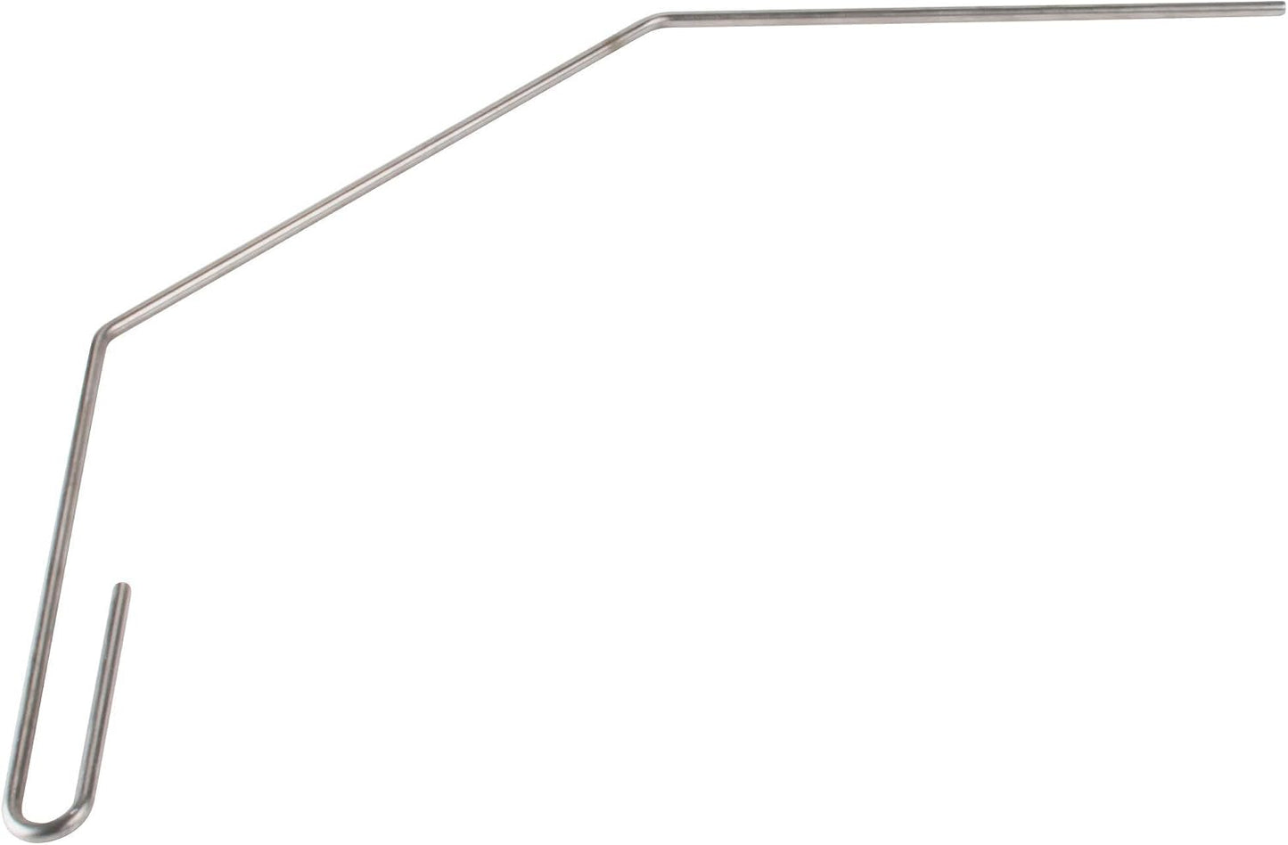 25" Deep Fryer Cleanout Rod – Angled Shaped &amp; Declogger Goofer Commercial Kitchen Tool - Drain Unclogger &amp; Cleaner - Rust Resistant Deep Fryer Cleaner - Made in USA by FryOilSaver Co. B52C