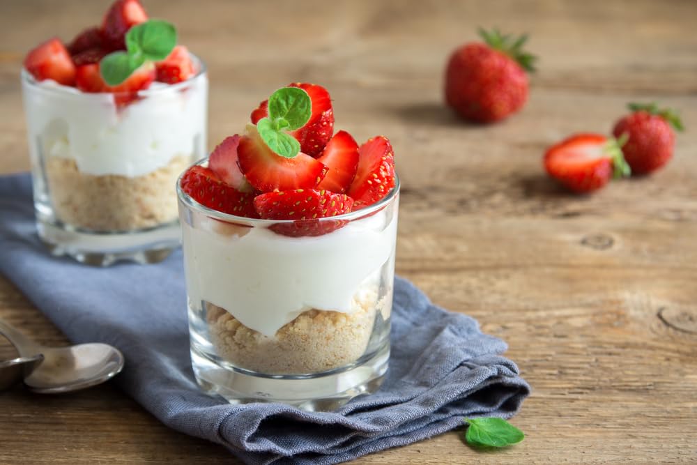 A Blend Above Vanilla Cream Cheesecake Mix - No-Bake Desserts, All Natural, Gluten Free, No MSG - Instant Dessert Mix, Fruit Dip, Bagel Topping, Frosting, Cheesecake Filling - Makes 16 Oz (Pack of 3)