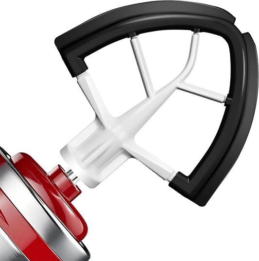Flex Edge Beater for KitchenAid 4.5/5 Qt Tilt-Head Stand Mixer – Auto-Scrape Silicone Paddle, Dishwasher Safe, Flexible