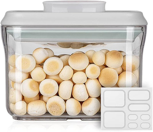 Ankou Airtight Food Storage Container - 0.32 QT （380ml Small Pop Up Food Containers With Lids, Bpa Free Stackable Container