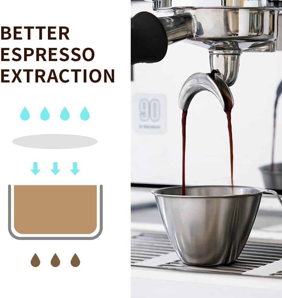 watchget 58mm Espresso Paper Filters for Portafilter Baskets, 1000 Count | Unbleached Espresso Filter Puck Screen Portafilter Paper, Disposable &amp; Mess-Free, Keep Shower Screen Clean