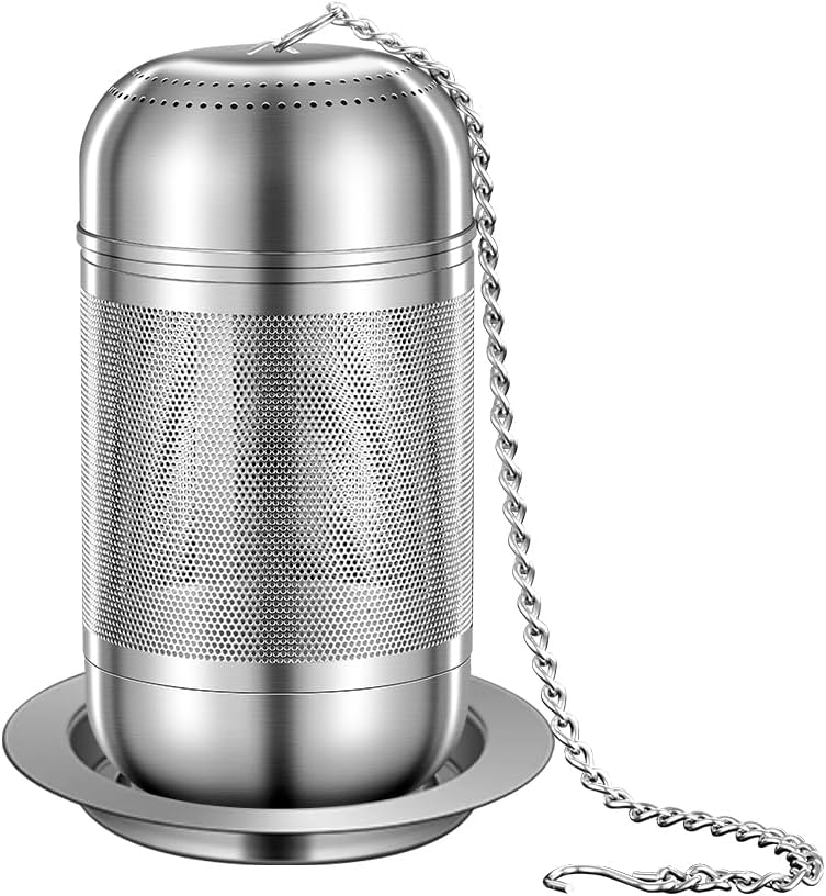 316 Stainless Steel Tea Infuser for Loose Tea &amp; Spice Infuser for Cooking, Extra Fine Mesh Tea Strainers, Steeper for Brew Tea, Spices &amp; Seasonings (1 Pack - Small)