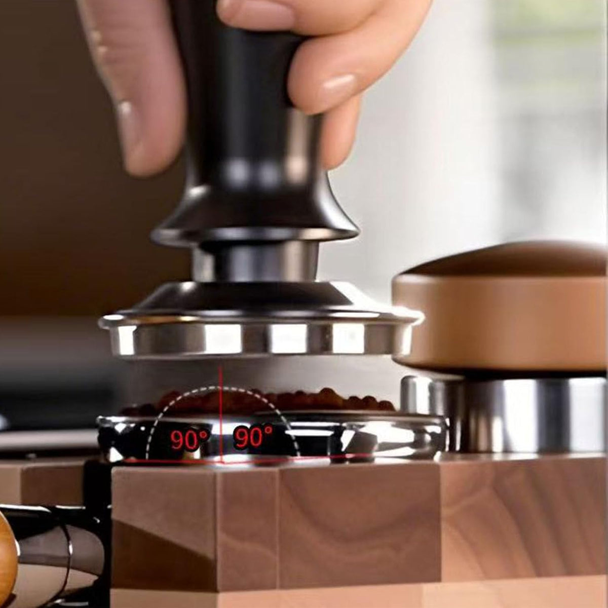 51mm Espresso Tamper, Premium Barista Coffee Tamper