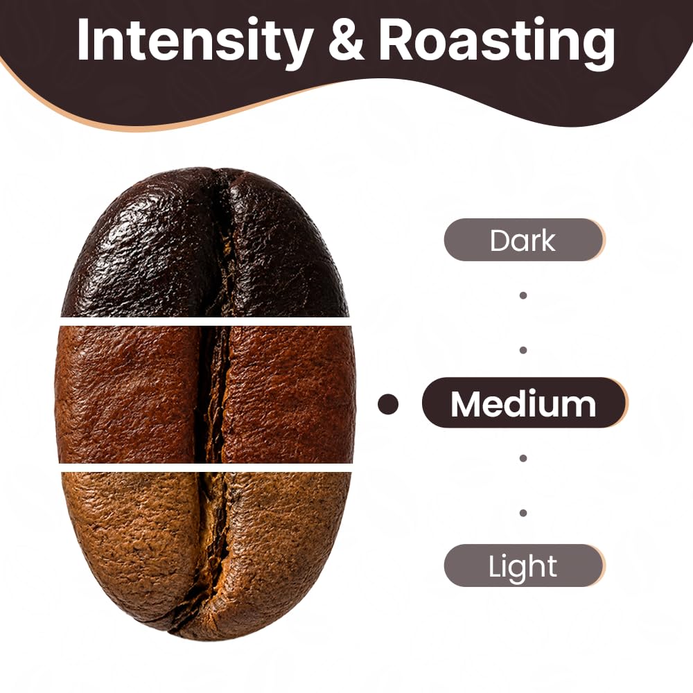 Organic Whole Bean Coffee Medium Roast (16oz) - Caramel Flavored