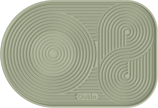 OutIn Silicone Coffee Mat, Foldable Waterproof, Drip Tray Mat For OutIn Products & Portable Coffee Makers 9.8’’ x6.7’’