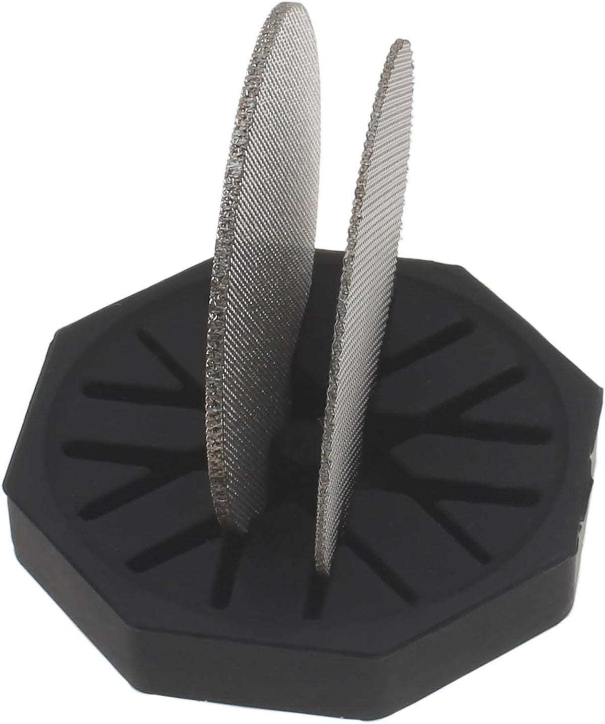 53.5mm Puck Screen Stainless Steel Espresso Puck Screen Coffee Filter Mesh with Silicone Holder Compatible with Espresso Machine 54mm Portafilter Basket (2pcs)