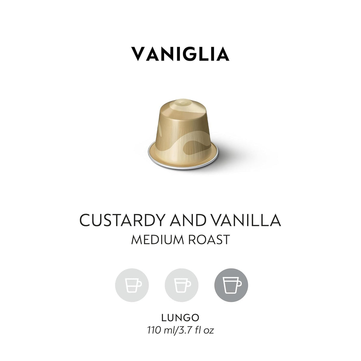 Nespresso Original, Vaniglia, Medium Roast, 50-Count Espresso Pods