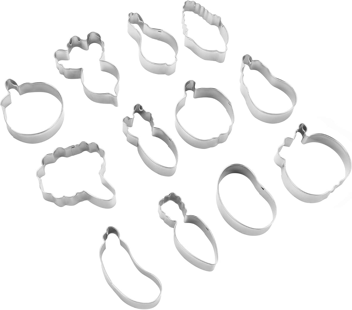 MrCookie Vegetable Shaped Cookie Cutters Set