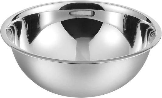 YBM HOME 10.25 Quart Stainless Steel Premium Mixing Bowl – Heavy Duty Deep Prep Bowl for Baking, Cooking, Dough Mixing, Salad Serving &amp; Commercial Kitchen Use