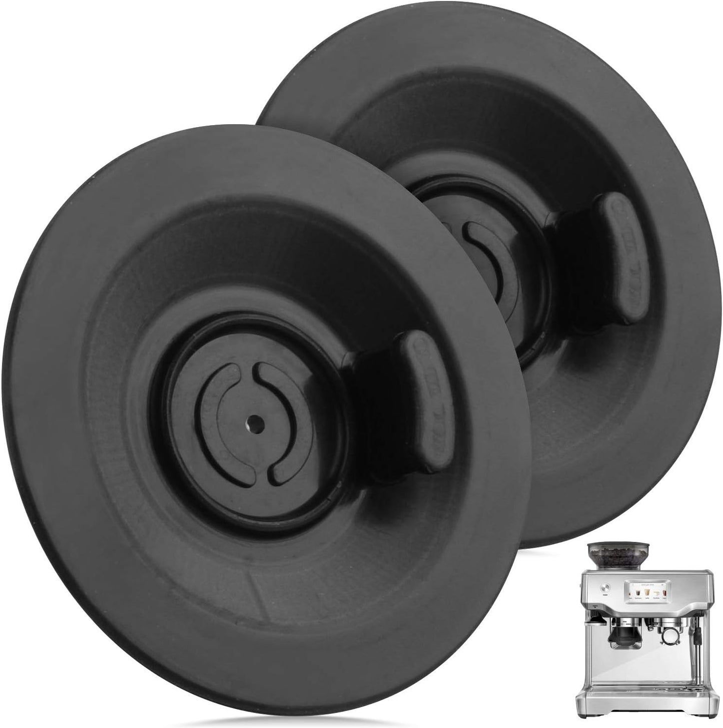 IMPRESA Backflush Cleaning Disc Pack of 2, 54mm Compatible with Breville Duo-Temp Pro &amp; Barista Series - Espresso Machine Accessories Kit - Use with Cleaning Tablets &amp; Espresso Machine Cleaner