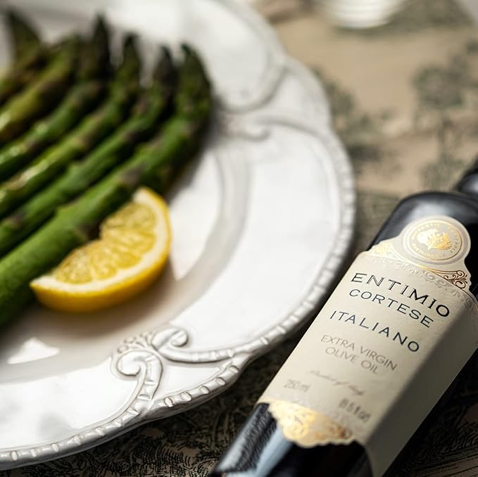 Entimio Collection Organic Italian Extra Virgin Olive Oil Gift Set from Italy, 600+ to 900+ mg/kg High in Polyphenols, 2025 Gold Winner, Early Harvest evoo, Cold Extracted, Lab Tested – 3 x 8.5 fl oz