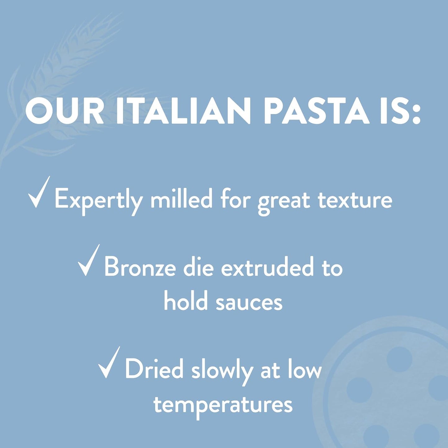 DeLallo Capellini Pasta, Angel Hair Pasta Made in Italy, Made with Only 100% Durum Wheat Semolina Flour, Bronze Cut, All Natural, Non-GMO, Kosher, Vegan, 1 Pound Bag, (8 Pack)