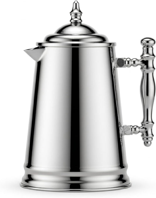 Francois et Mimi Vintage-Style Stainless Steel French Coffee Press
