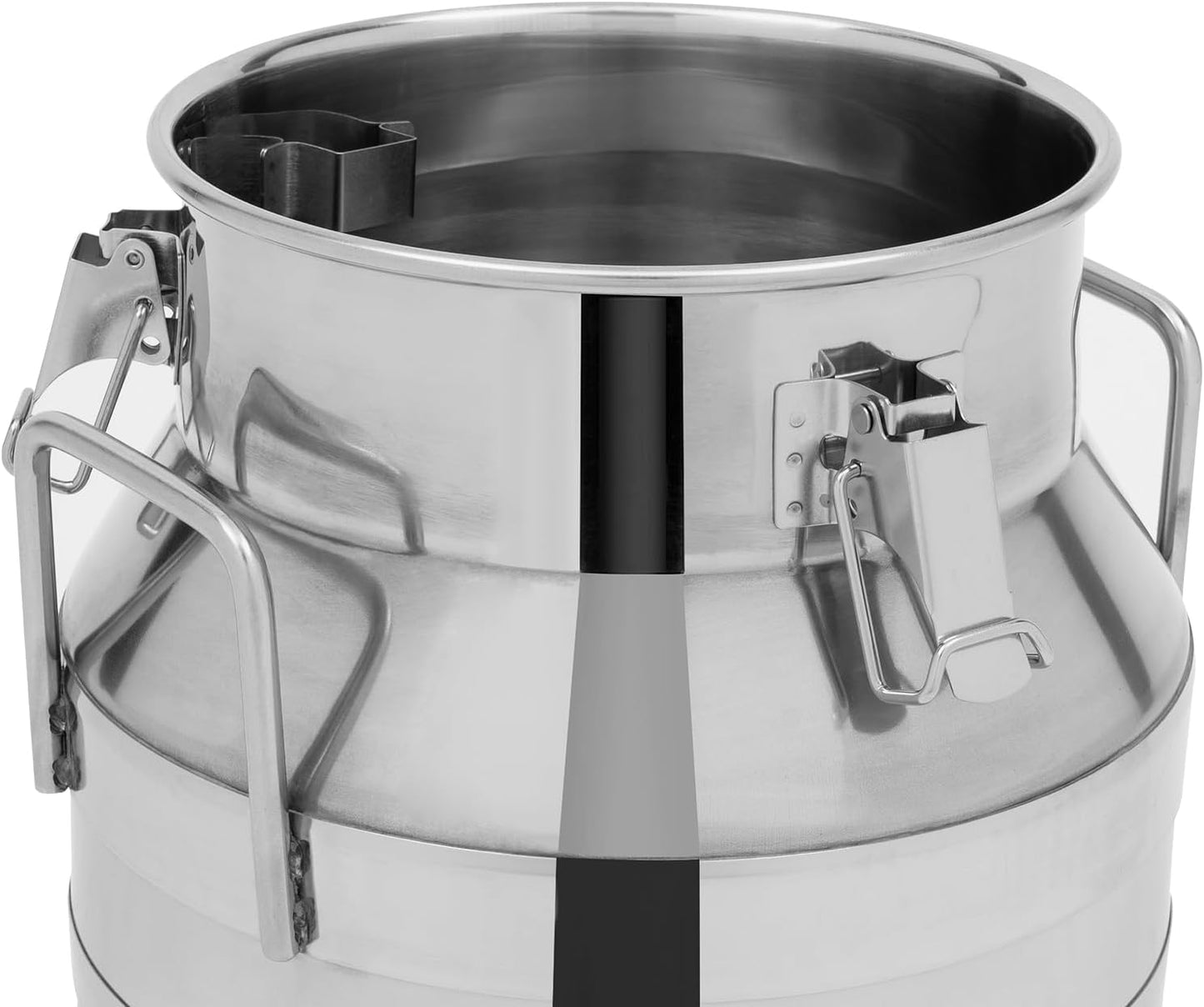 Stainless Steel Milk Bucket With Sealing Lid and Carry Handle,Thickened Stainless Steel Milk Can Large Liquid Container Storage for Coffee, Tea, Water,Oil Storage Transport ((12L/3.2Gal)