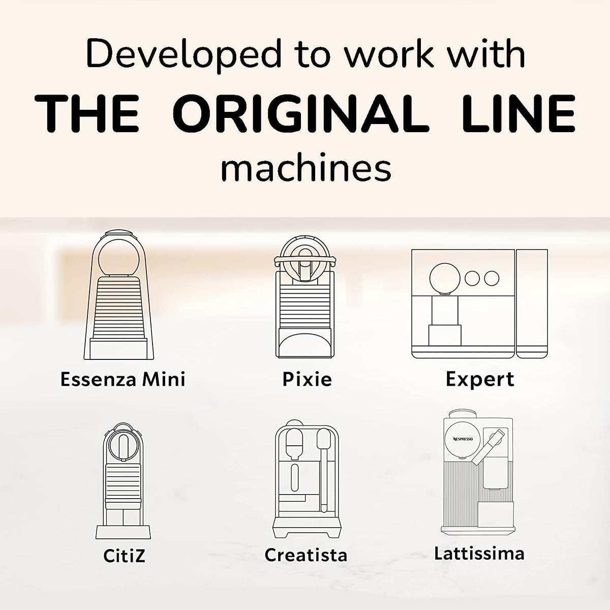 Lungo Variety Pack for Nespresso Original Line Machines | 100 Test-Winning Alu Capsules | 2 Smooth Italian Flavors: San Marino &amp; Colombia | Coffee Pods Compatible Only with Nespresso Original Machine