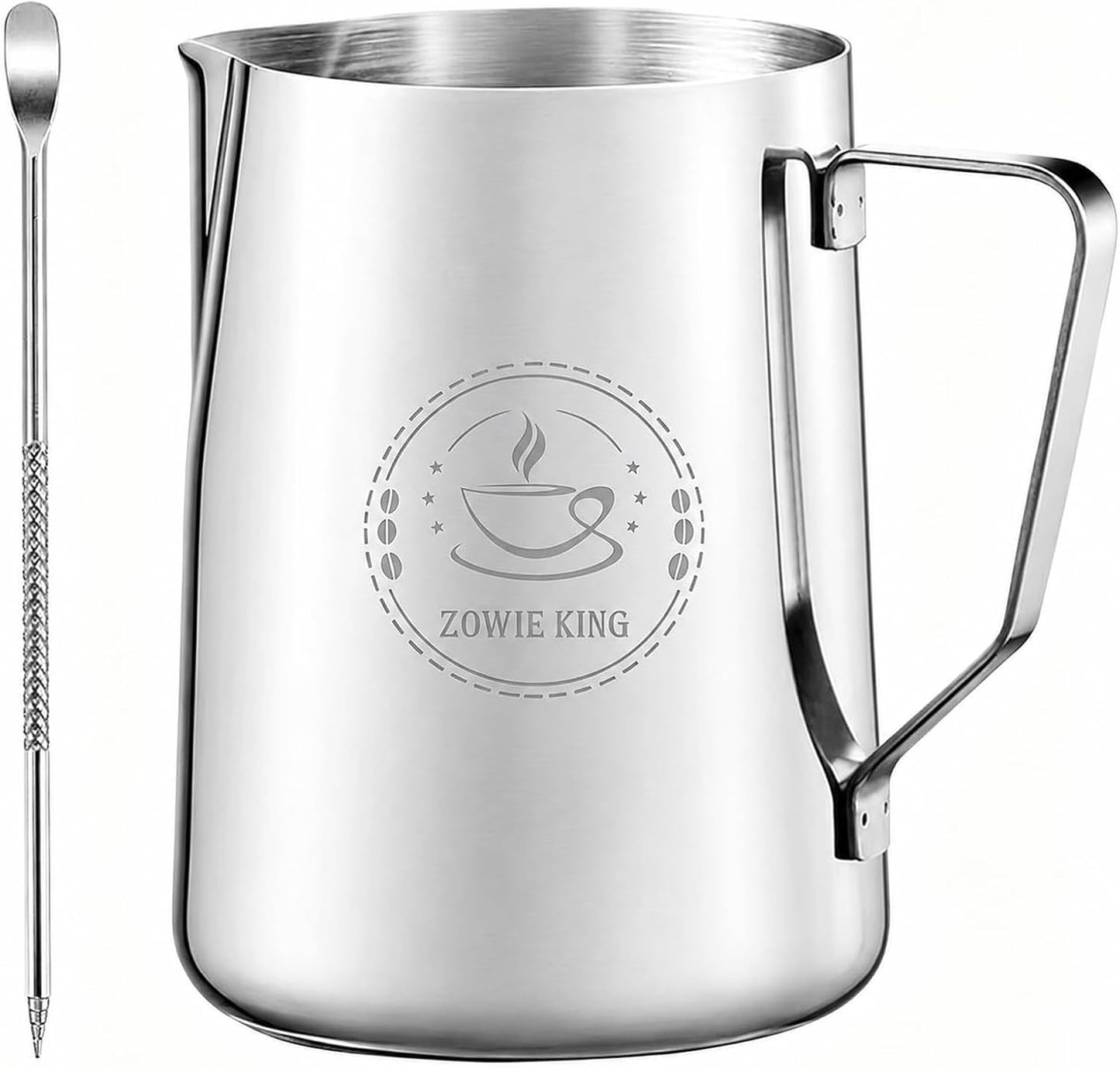 50oz Milk Frothing Pitcher, Commercial Stainless Steel Steamer for Cafes