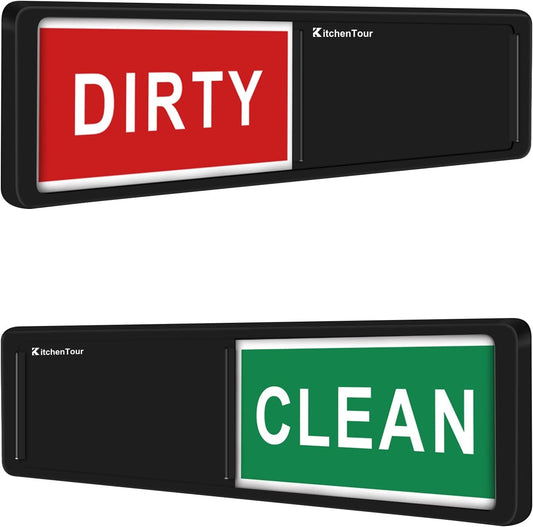 KitchenTour Clean Dirty Dishwasher Magnet - Upgrade Super Strong Magnet Version - Easy to Read Non-Scratch Magnetic