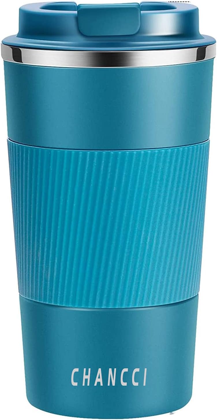 16oz Travel Coffee Mug Spill Proof, Insulated Coffee Mug with Lid, Leakproof Coffee Tumbler,Stainles