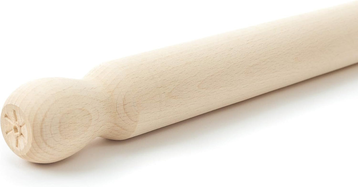 tuuli Kitchen Wooden Rolling Pin for Baking Pizza Fondant Pastry Dough Roller 15.7 inches