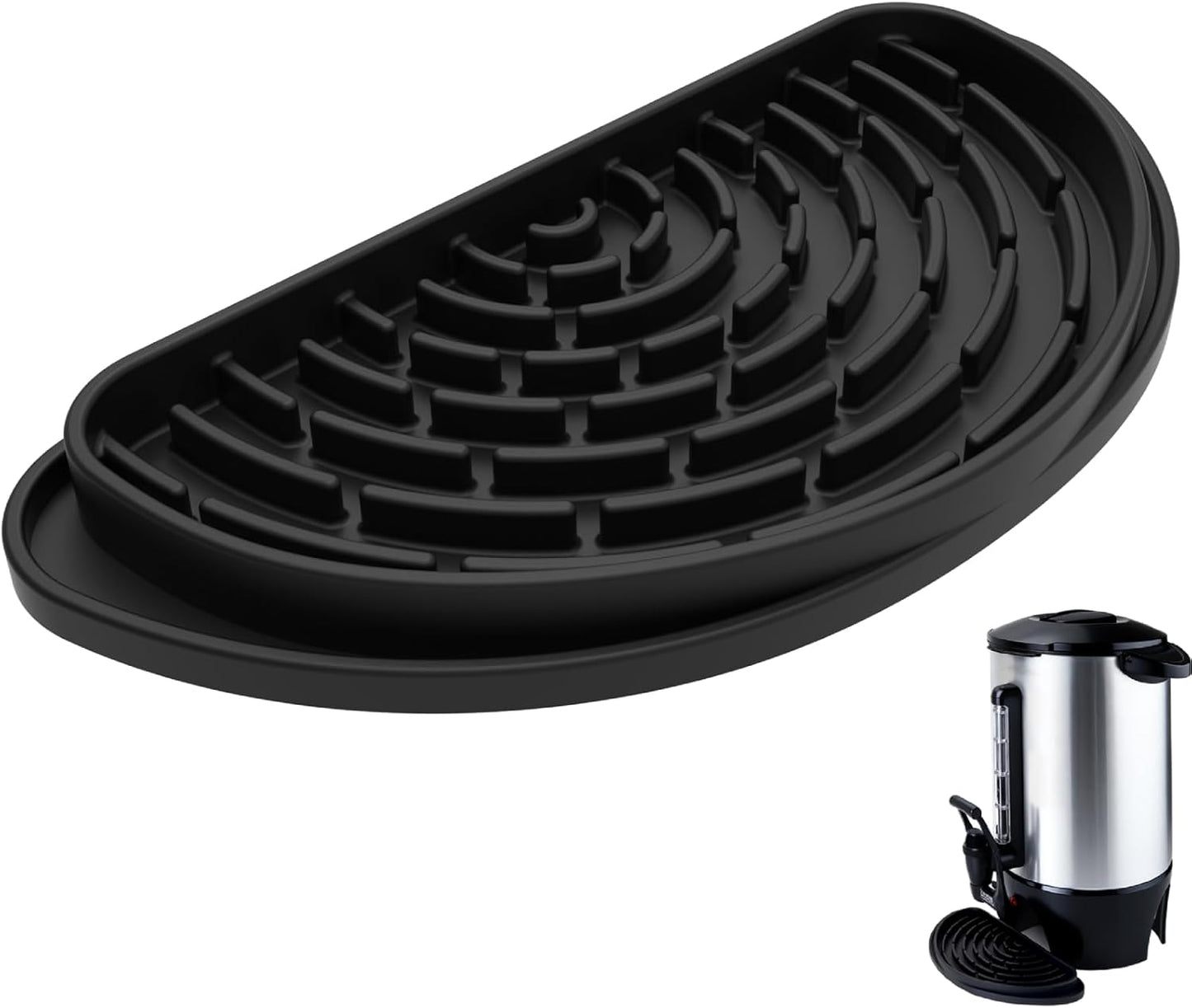 Coffee Drip Tray for Hamilton Beach 45 Cup Coffee Beverage Dispenser, Silicone Drip Pan for Drink Di