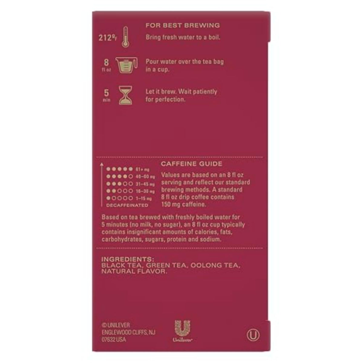 TAZO Joy Limited Edition Seasonal Blend of Black