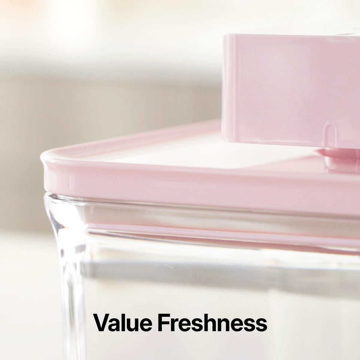 Premium Airtight Food Storage Containers ROSE Square 1.48qt 2P/SET, Patented Double Silicone Lining, 100% Leak Proof, BPA-FREE