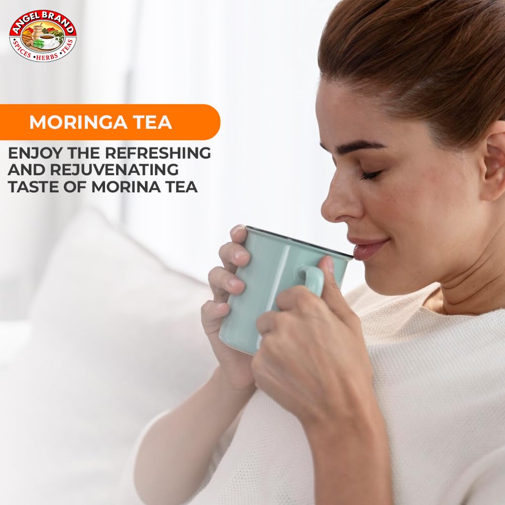 Moringa Leaf Tea Bags | 20 Count | 3 Pack | Refreshing Herbal Boost | Moringa Tea Bags