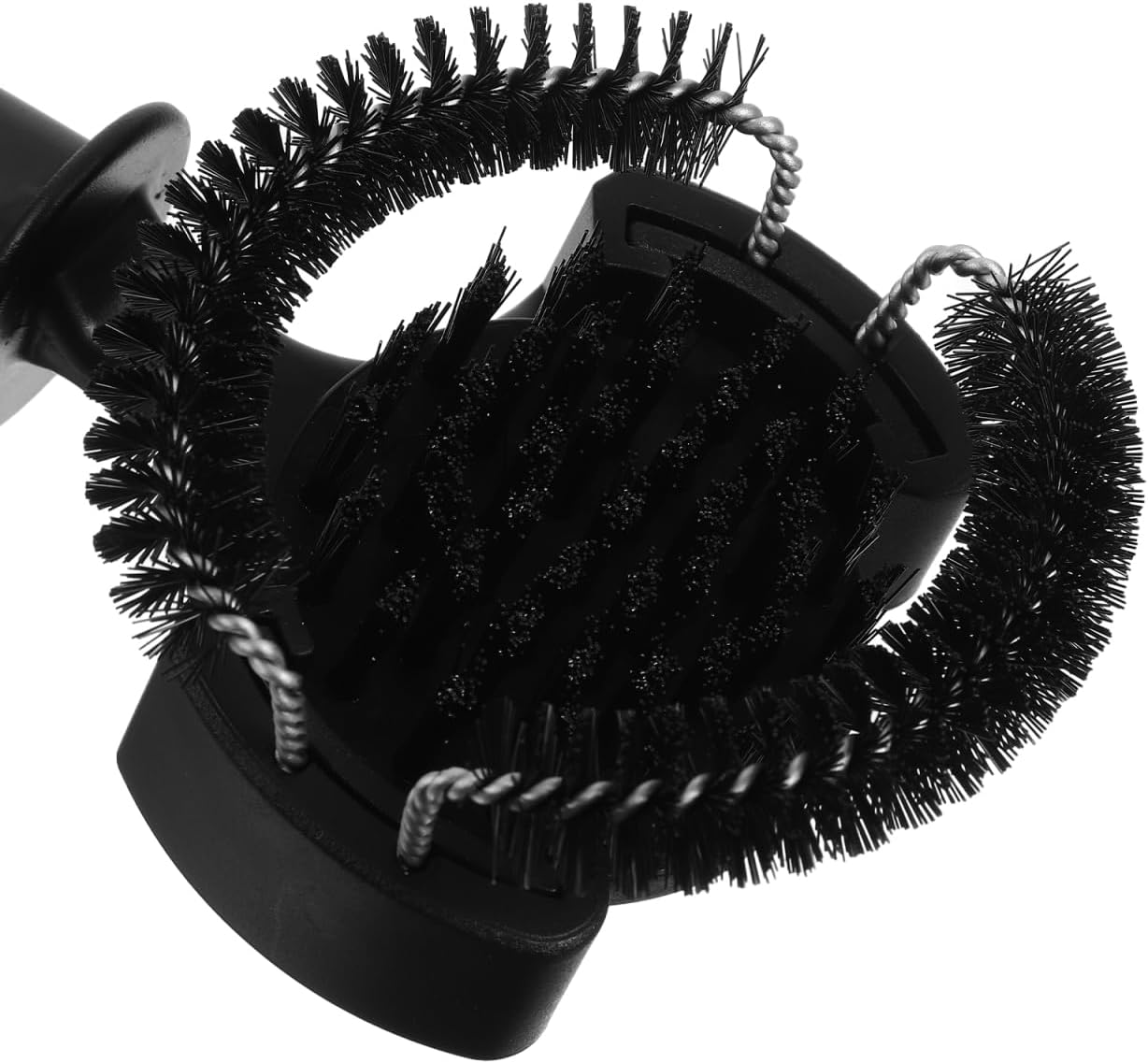 SHERCHPRY Espresso Machine Cleaning Brush with Detachable Bristles and Spoon Coffee Machine Brush Cleaner for Group Head Maintenance Handle Design 10.03 X 2.95 X 0.78 in