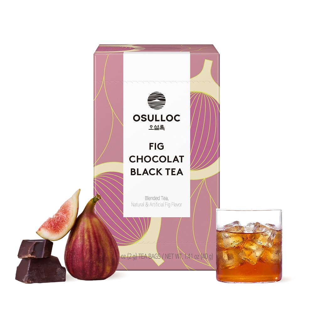 OSULLOC Fig Chocolat Black Tea (Juicy Fig & Chocolate flavor)