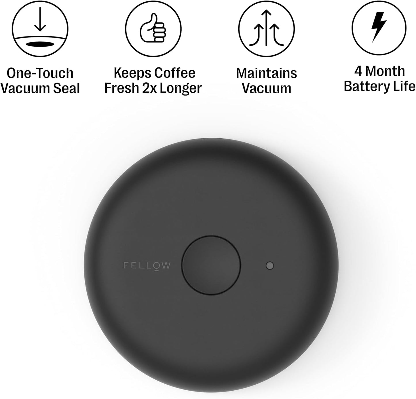 Fellow Atmos Electric Vacuum Coffee Canister 1.2L - Auto-Seal Steel